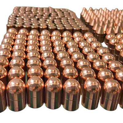 良い価格 抵抗のスポット溶接の先端の電極の点溶接機械のための溶接の帽子の習慣 オンライン